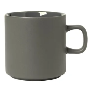 Šedý keramický hrnek Blomus Pilar 250 ml