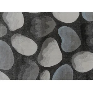Šedý koberec s kamenovým vzorem 160x235 cm