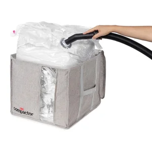 Šedý kompresní box Oxford 125 l Compactor