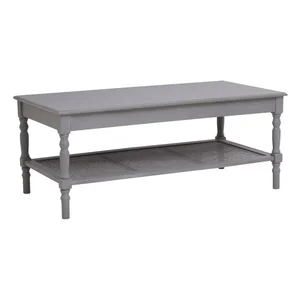 Šedý konferenční stolek Heritage 60×120 cm