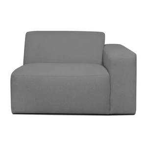 Šedý modul pravý roh pohovky Roxy Scandic