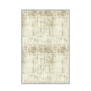 Šedý nízký koberec 120 × 180 cm s protiskluzovou spodní stranou
