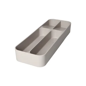 Šedý plastový příborník do zásuvky 13,5 × 39 cm – Brandani