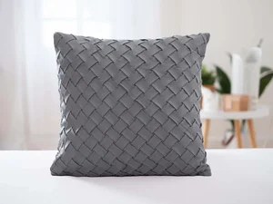 Šedý povlak na polštář 45×45 cm Felipe