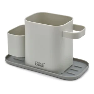 Šedý stojan Duo na mycí prostředky