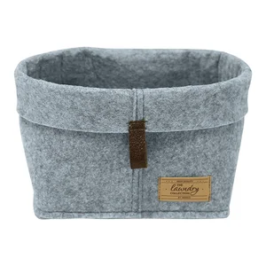 Šedý textilní organizér Wenko Felt 24x16 cm