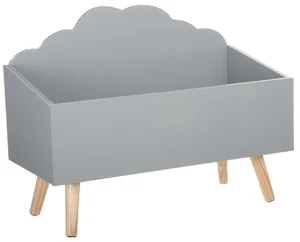 Šedý úložný box na hračky CLOUD