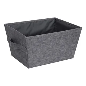 Šedý úložný koš Tap, Bigso Box of Sweden 26×19 cm