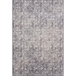 Šedý vlněný koberec 200x300 cm Moire
