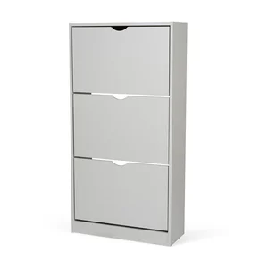 Šedý výklopný botník Stelo 60×118×24 cm