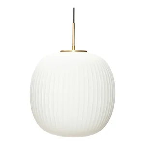 Serene závěsné svítidlo s skleněným stínidlem 40 cm