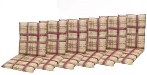 Set 6 nízkých polstrů na křesla a židle CLASSIC 9017