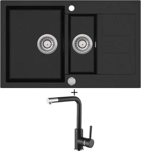 Set Aquastone Atlas 70 a AQ 5581 v černé metalické