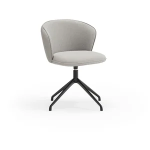 Set dvou otočných židlí Add v světle šedé