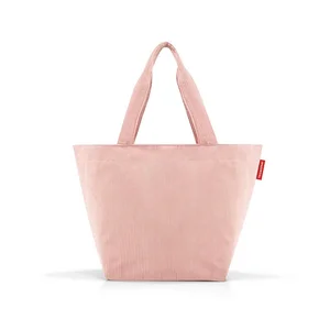 Shopper M Cord blush – Nákupní taška přes rameno