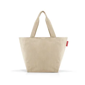 Shopper M Cord sand – taška přes rameno Reisenthel