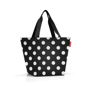 Shopper M Dots White – Nákupní taška Reisenthel