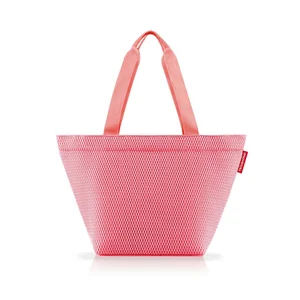 Shopper M Mesh korálová taška přes rameno