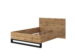 SIGUNI postel 140 × 200 cm, dub wotan