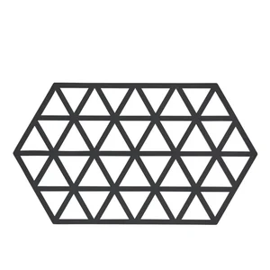 Silikonová podložka pod hrnec 24x14 cm Triangles Zone