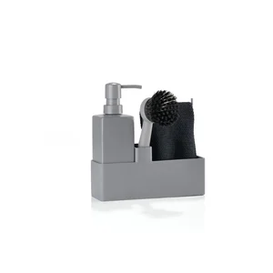 Silikonový stojan na mycí prostředky Zone – šedý