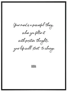 Silná typografie - Plakát 30x40 cm