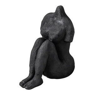 Sitting Woman - Umělecká soška z polyresinu 14 cm