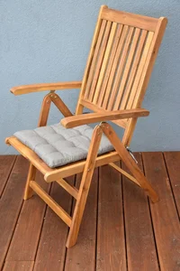 Skládací akáciové křeslo