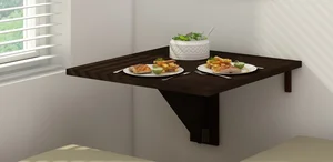 Skládací jídelní stůl BASHA 7, dub sonoma tmavý