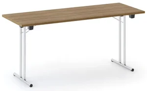 Skládací konferenční stůl 180x80 cm ořech