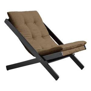Skládací křeslo Karup Design Boogie černá a moka