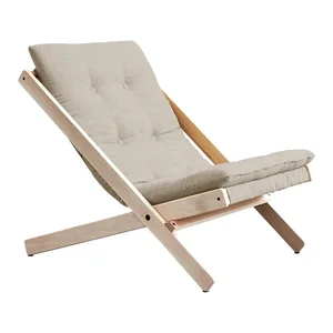 Skládací křeslo Karup Design Boogie Raw Linen Beige