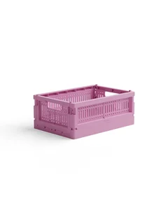 Skládací přepravka mini Made Crate - soft fuchsie