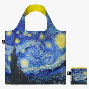 Skládací taška LOQI Hvězdná noc – Vincent van Gogh