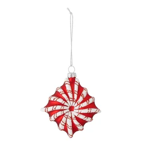 Skleněná vánoční ozdoba Candy 9 cm