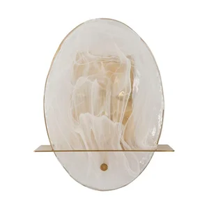 Skleněné nástěnné svítidlo Portlan – Mauro Ferretti, zlaté
