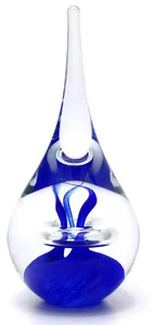 Skleněné těžítko Modrá 15 cm