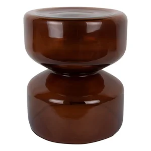 Skleněný kulatý odkládací stolek Doble, Ø 35 cm | Leitmotiv