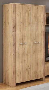 Skříň AKIVIDU mat craft zlatý/tobaco