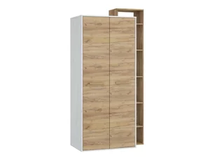 Skříň Dorinda 2D – pravá, craft bílá / craft zlatá | 5 let záruky