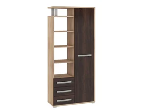 Skříň LEHUA 1D3S dub sonoma