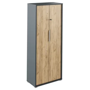 Skříň RIOMA NEW TYP 31 se zámkem, grafit/dub artisan