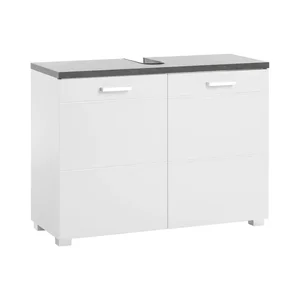 Skříňka pod umyvadlo PRAYA 74 – bílá/beton