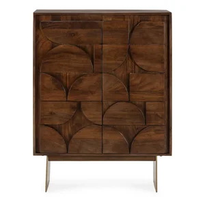 Skříňka z mangového dřeva Trisha 90 × 120 × 40 cm