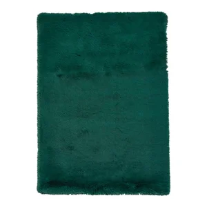 Smaragdově zelený koberec Think Rugs Super Teddy 80x150 cm