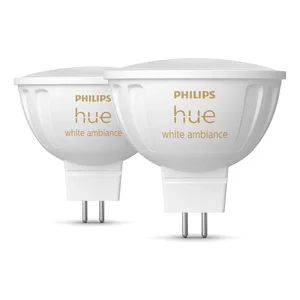 Smart LED žárovky Philips Hue 2 ks GU 5,3 5W White Ambiance