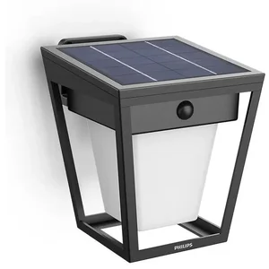 Solární LED nástěnné svítidlo s pohybovým senzorem NISSA