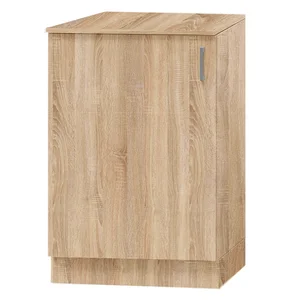 Spodní skříňka 60 cm s pracovní deskou, dub sonoma