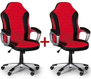 Sportovní kožené kancelářské křeslo s akční nabídkou 1+1 Zdarma