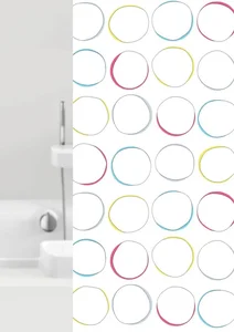 Sprchový závěs Lentils vícebarevný 180x200 cm